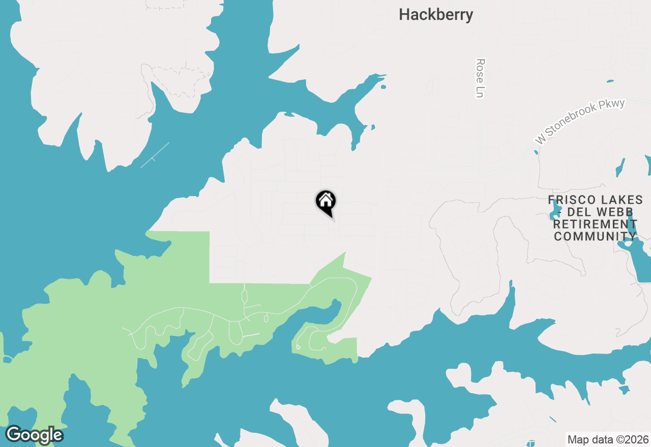 Map of 5212 Bluewater Drive, Frisco, TX 75036