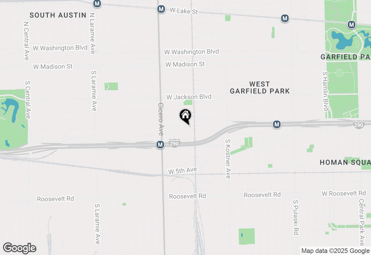 Map of 4630 W Harrison Street, Chicago, IL 60644