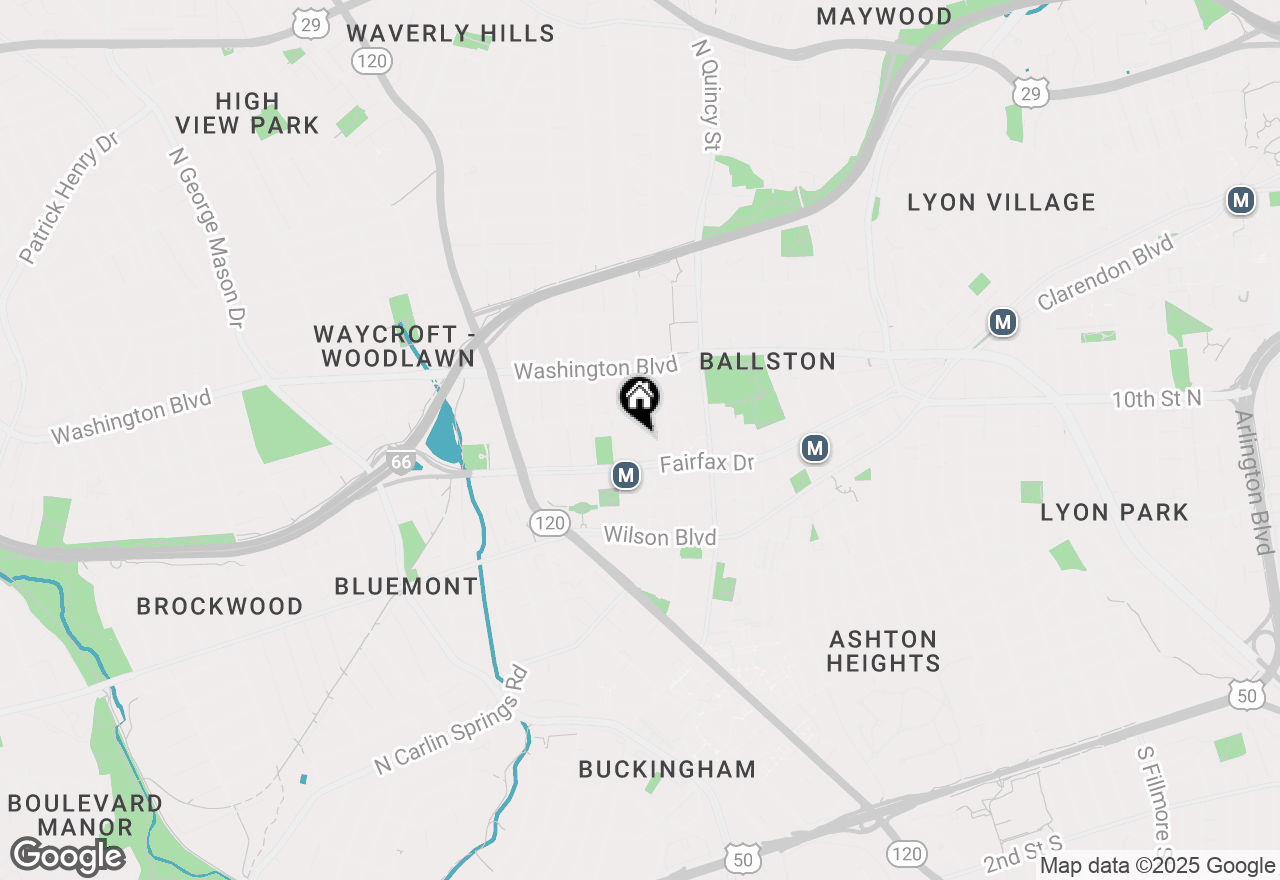 Map of 1020 N Stafford Street #311, Arlington, VA 22201