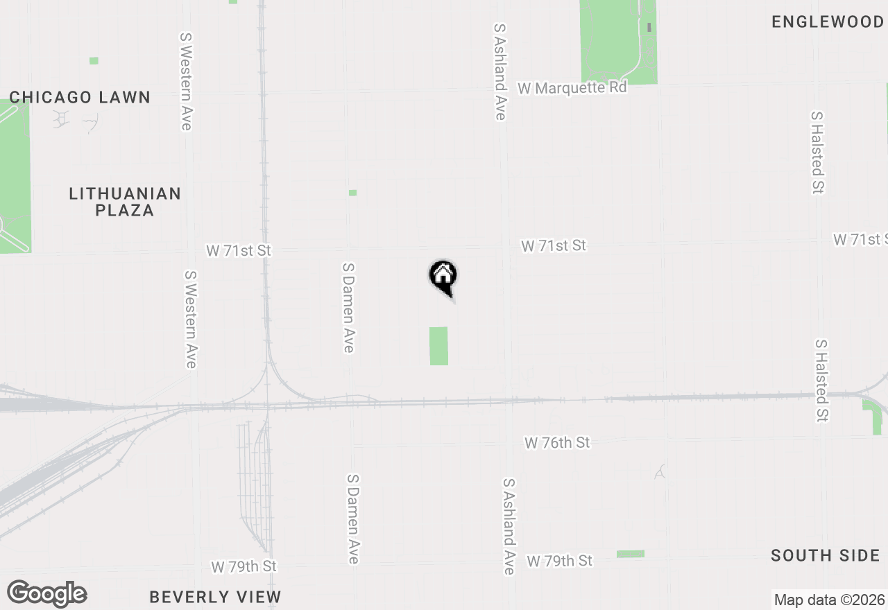 Map of 7228 S Hermitage Avenue, Chicago, IL 60636