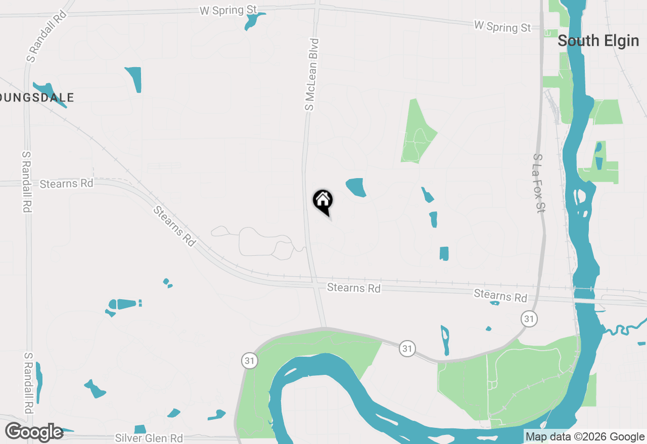Map of 1 Coventry Court, South Elgin, IL 60177