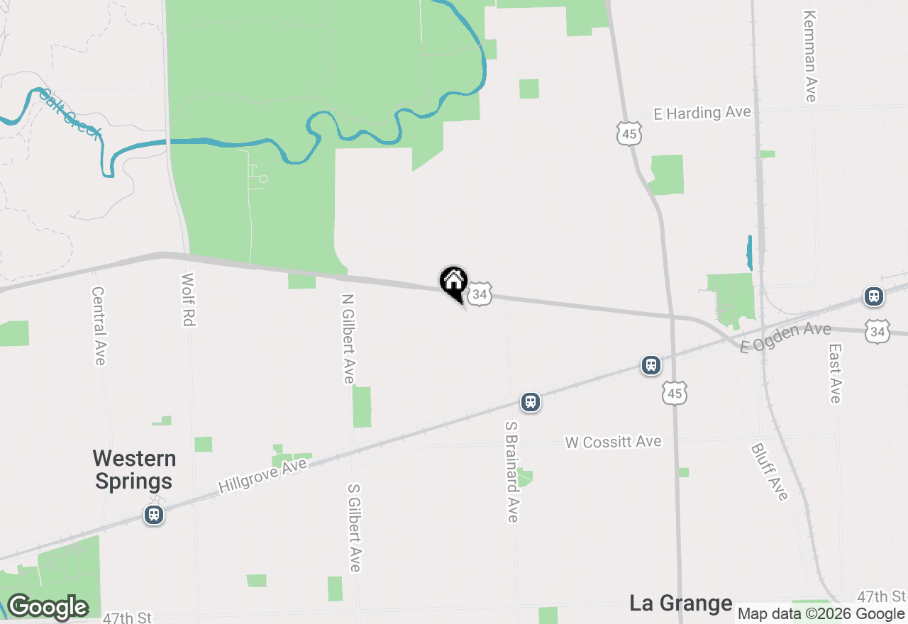 Map of 145 Malden Avenue, La Grange, IL 60525
