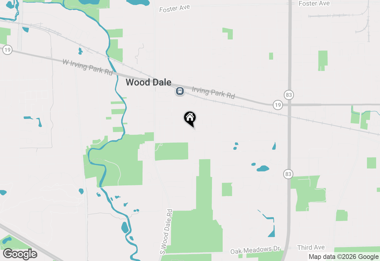 Map of 298 Cara Lane, Wood Dale, IL 60191