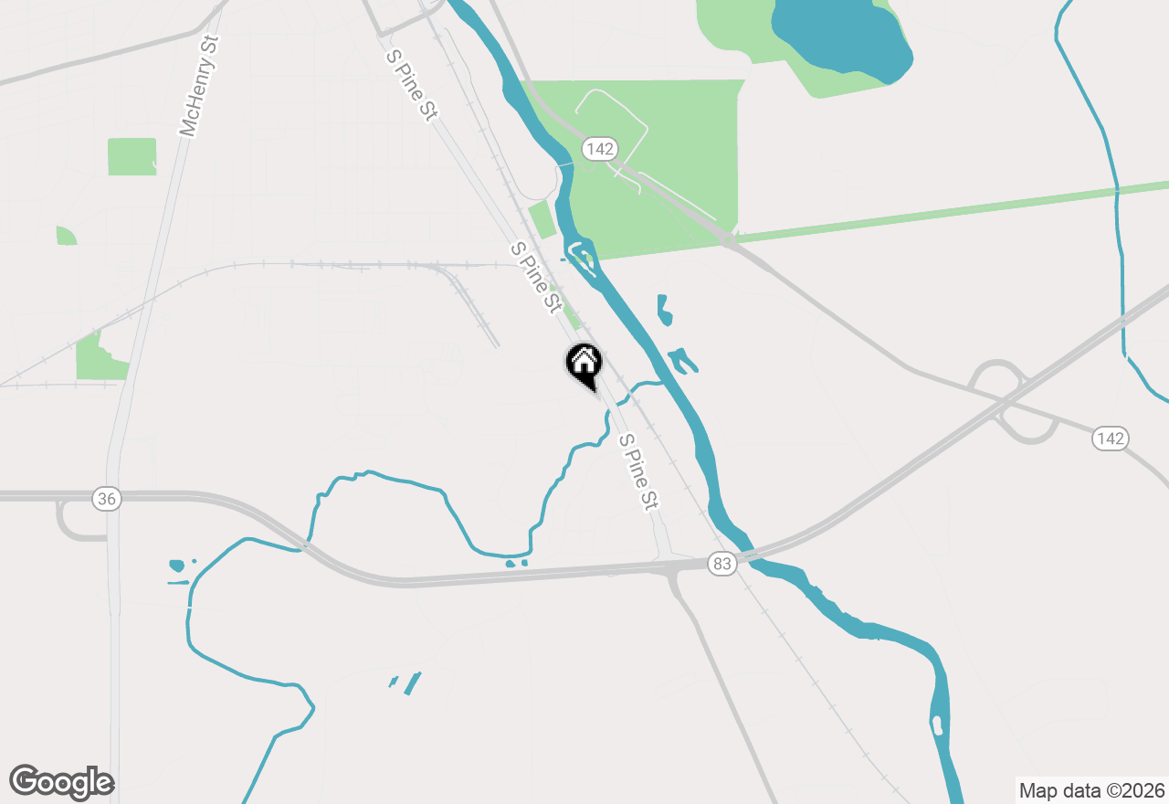 Map of 519 Dunford Dr, Burlington, WI 53105