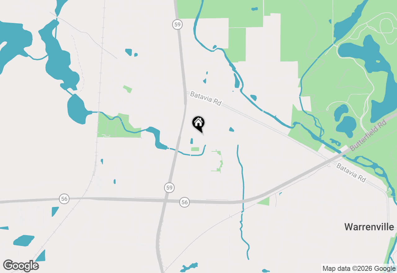 Map of 3S094 Timber Drive, Warrenville, IL 60555