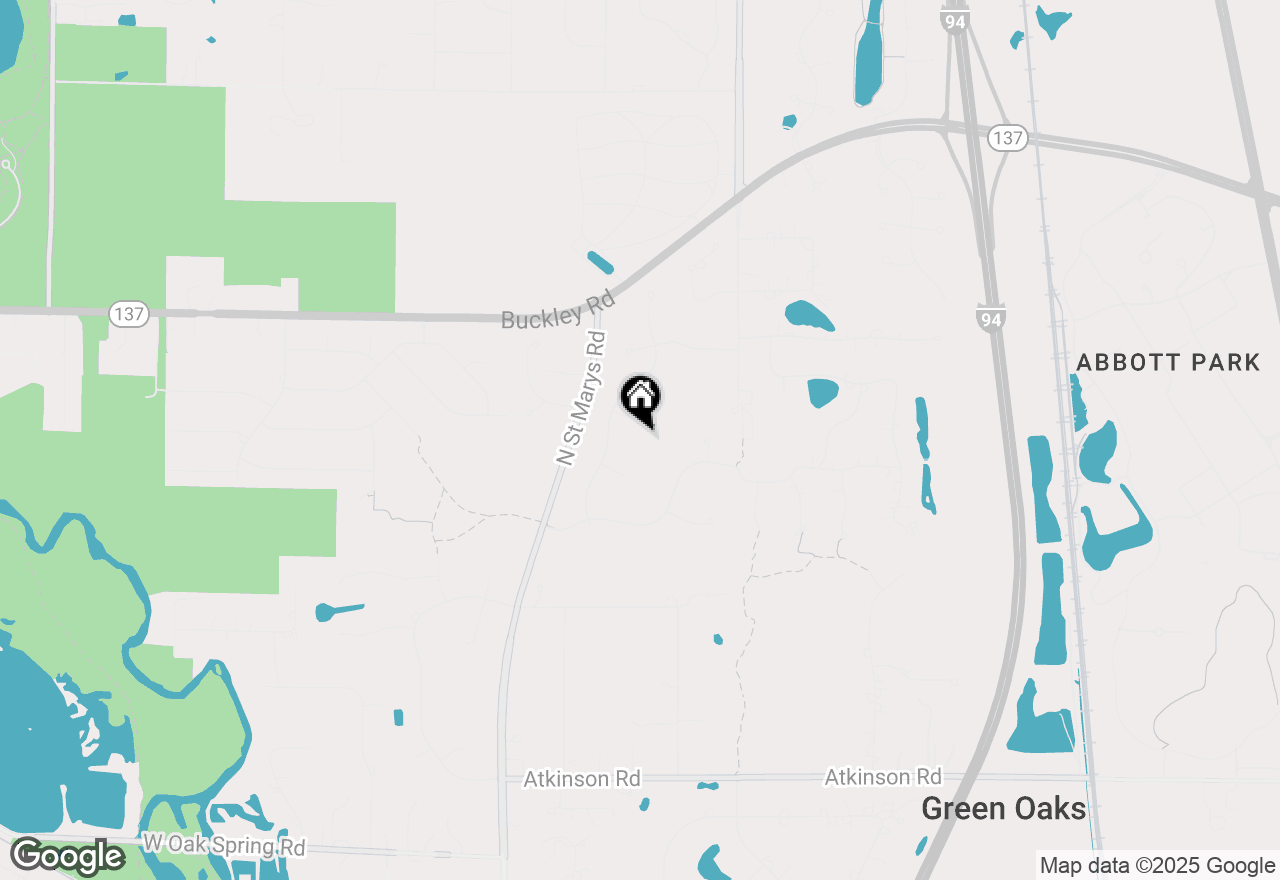 Map of 1545 Steeplechase Court, Green Oaks, IL 60048