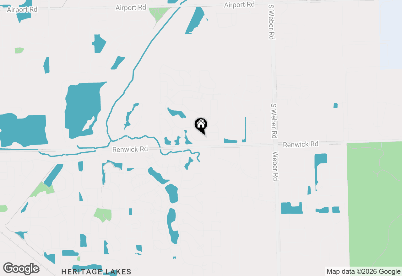 Map of 1474 W Flint Lane, Romeoville, IL 60446