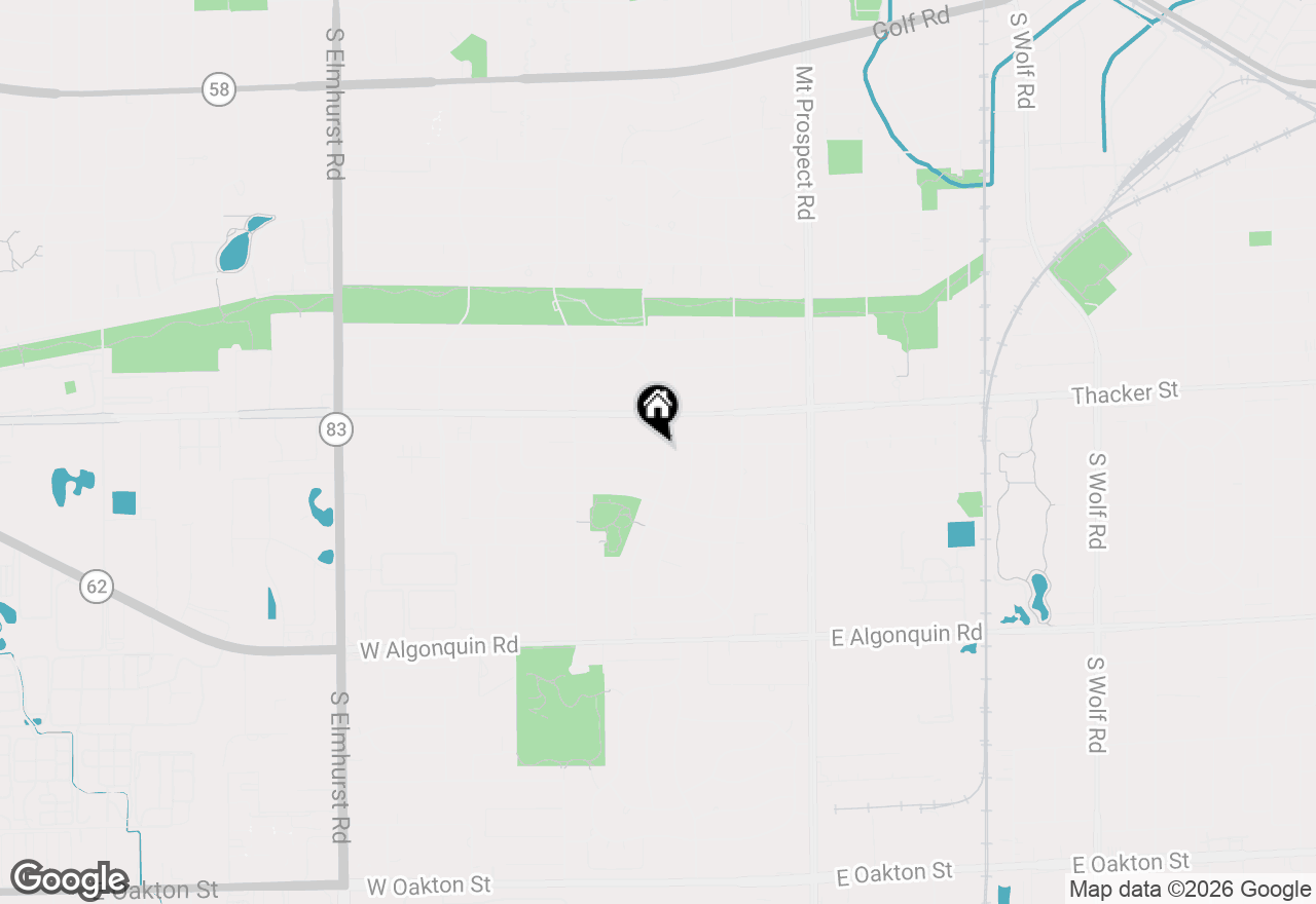 Map of 866 Clark Lane, Des Plaines, IL 60016