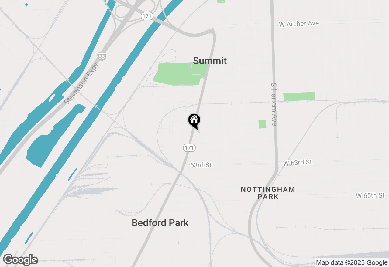 Map of 6105 S Archer Road, Summit, IL 60501