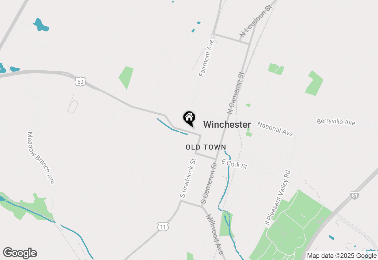 Map of 202 Boscawen Street W, Winchester, VA 22601