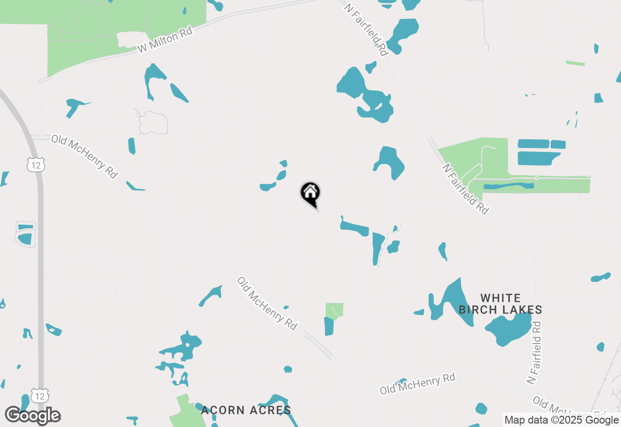 Map of 25397 N Northbridge Road, Hawthorn Woods, IL 60047