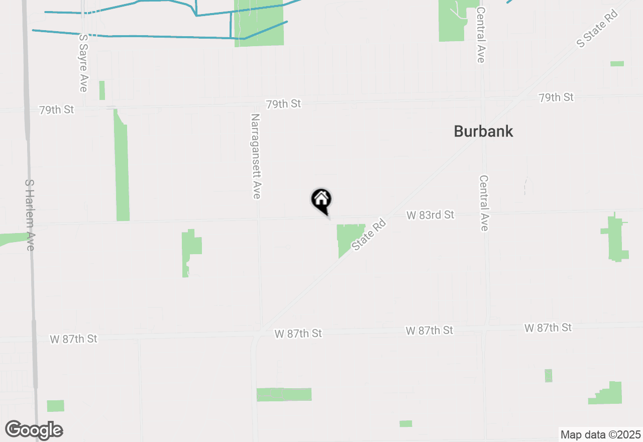 Map of 6151 W 83rd Street, Burbank, IL 60459
