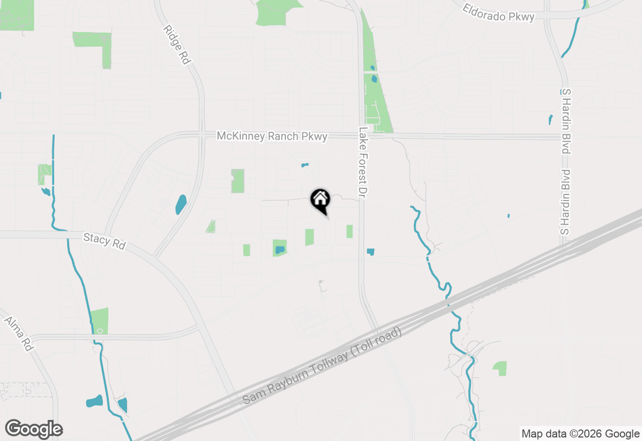Map of 5305 Hampshire Drive, Mckinney, TX 75070