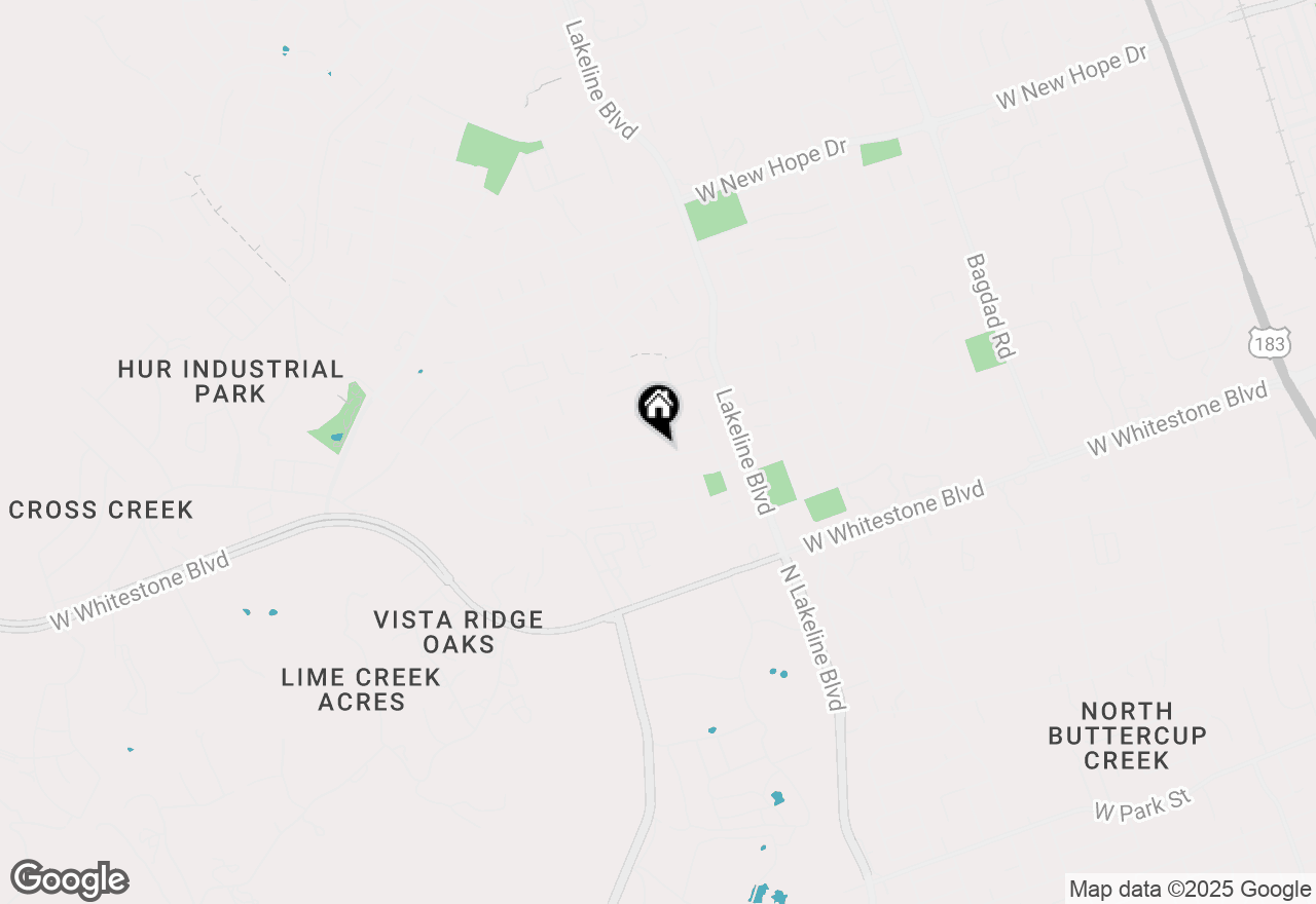 Map of 1809 Ruthie Run, Cedar Park, TX 78613