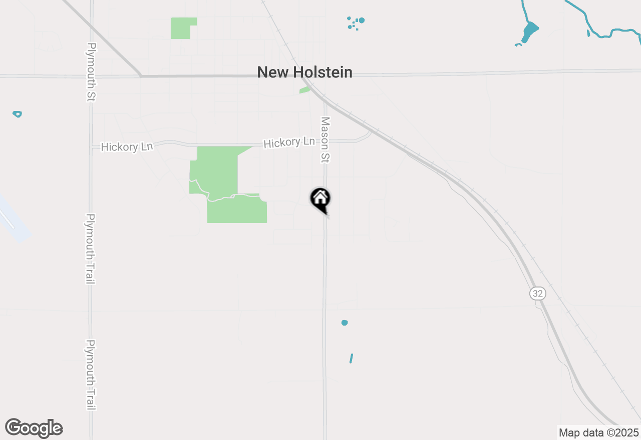 Map of 1507 Mason St, New Holstein, WI 53061