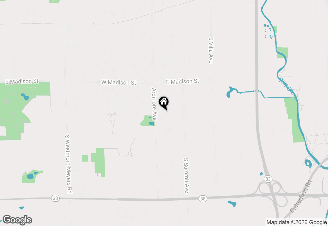 Map of 27 E Jackson Street, Villa Park, IL 60181