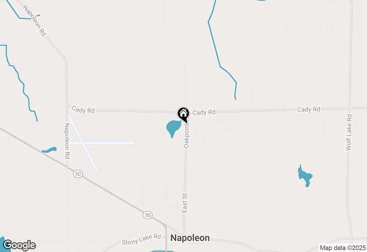 Map of 6022 Oak Point Road, Napoleon Twp, MI 49201