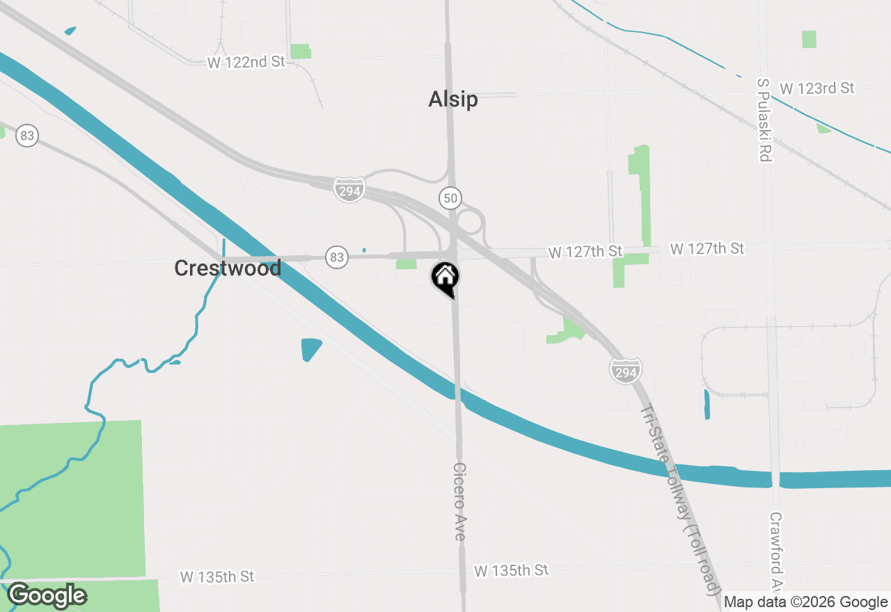 Map of 4809 W Engle Road #1B, Alsip, IL 60803