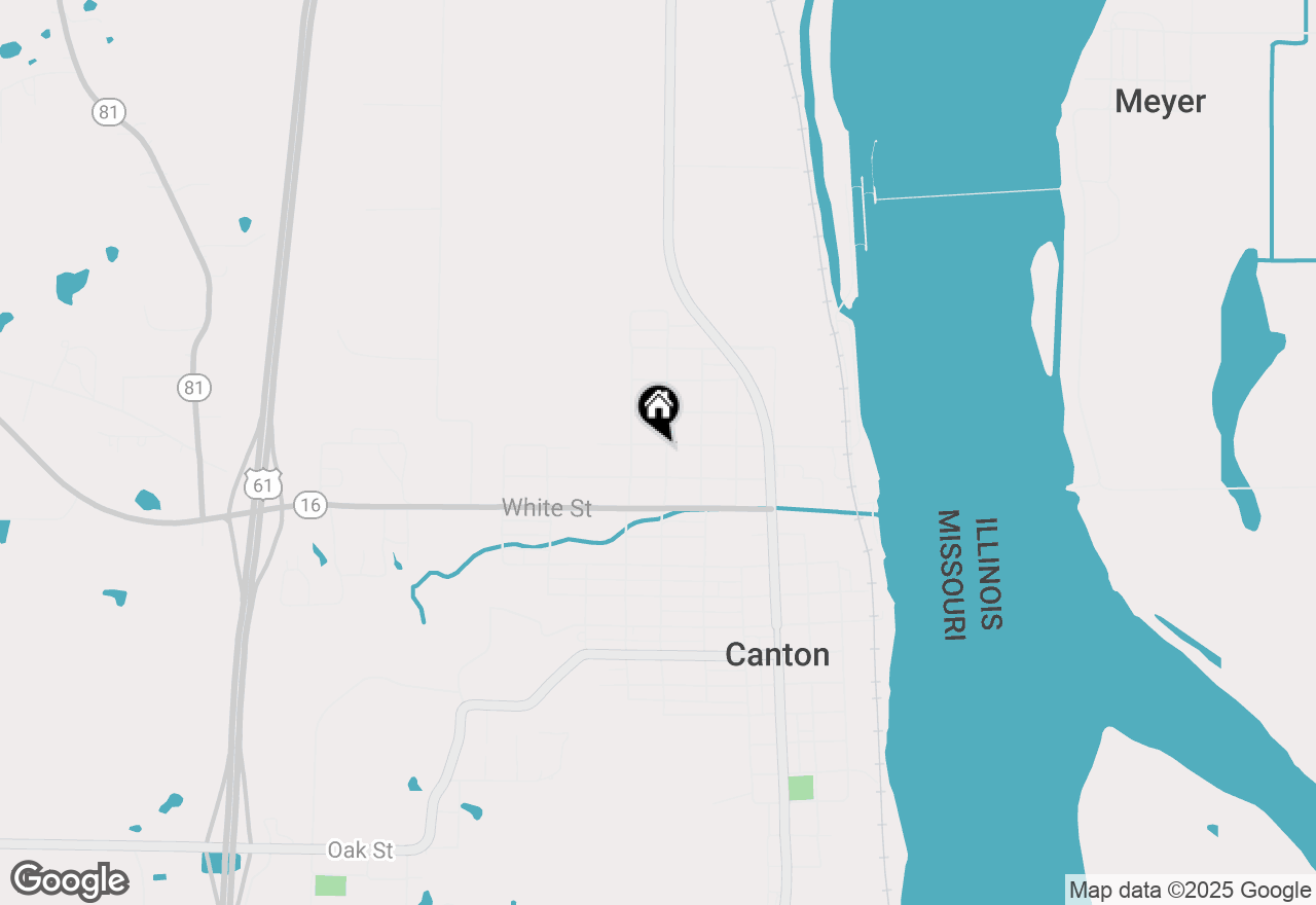 Map of 609 N 7th, Canton, MO 63435