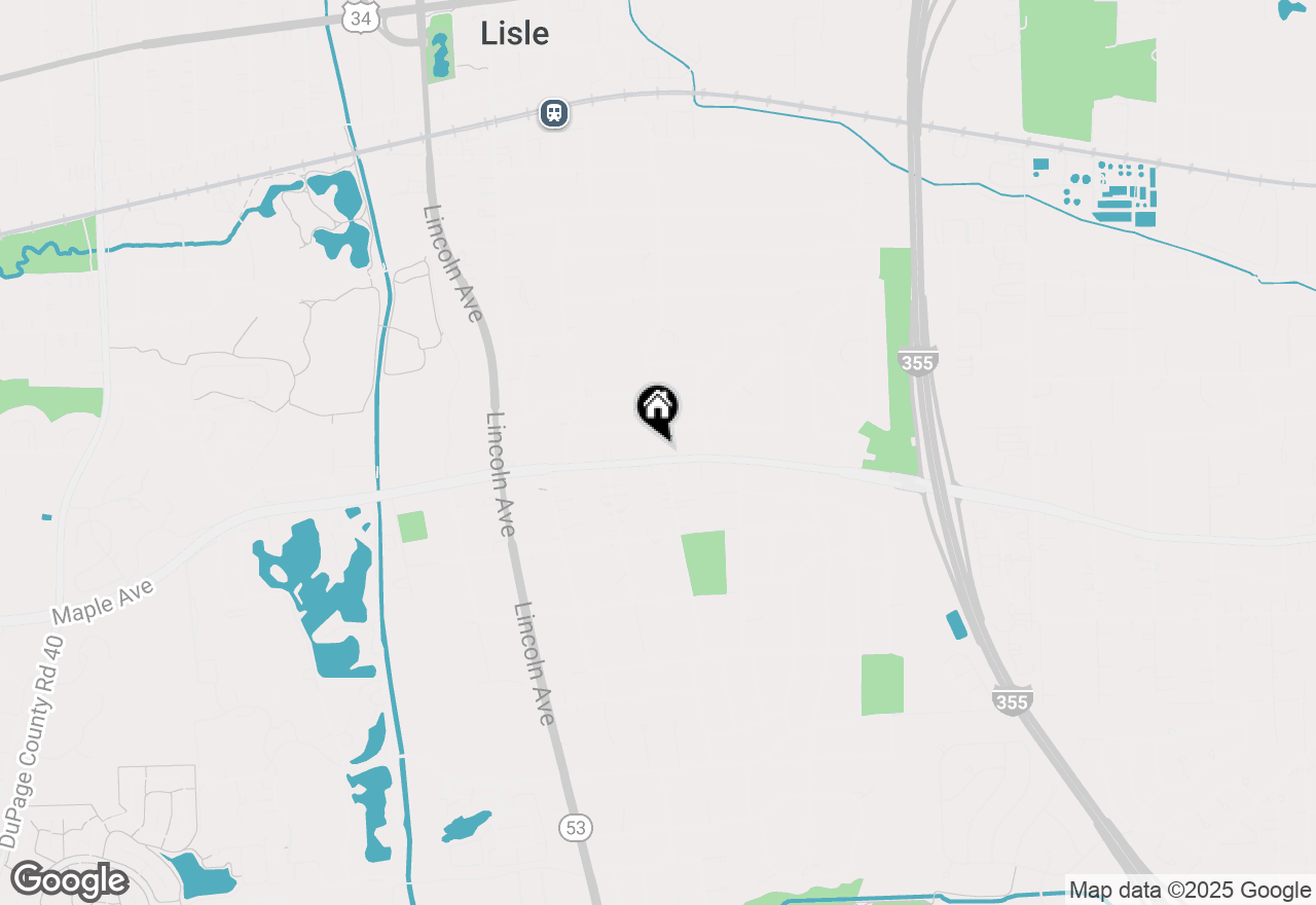 Map of 758 Maple Avenue, Lisle, IL 60532