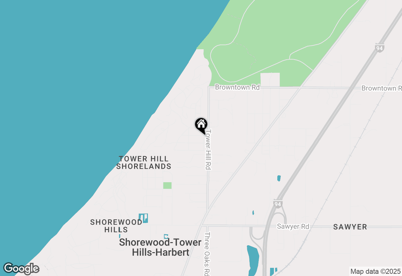 Map of 251 Lake Avenue, Sawyer, MI 49125