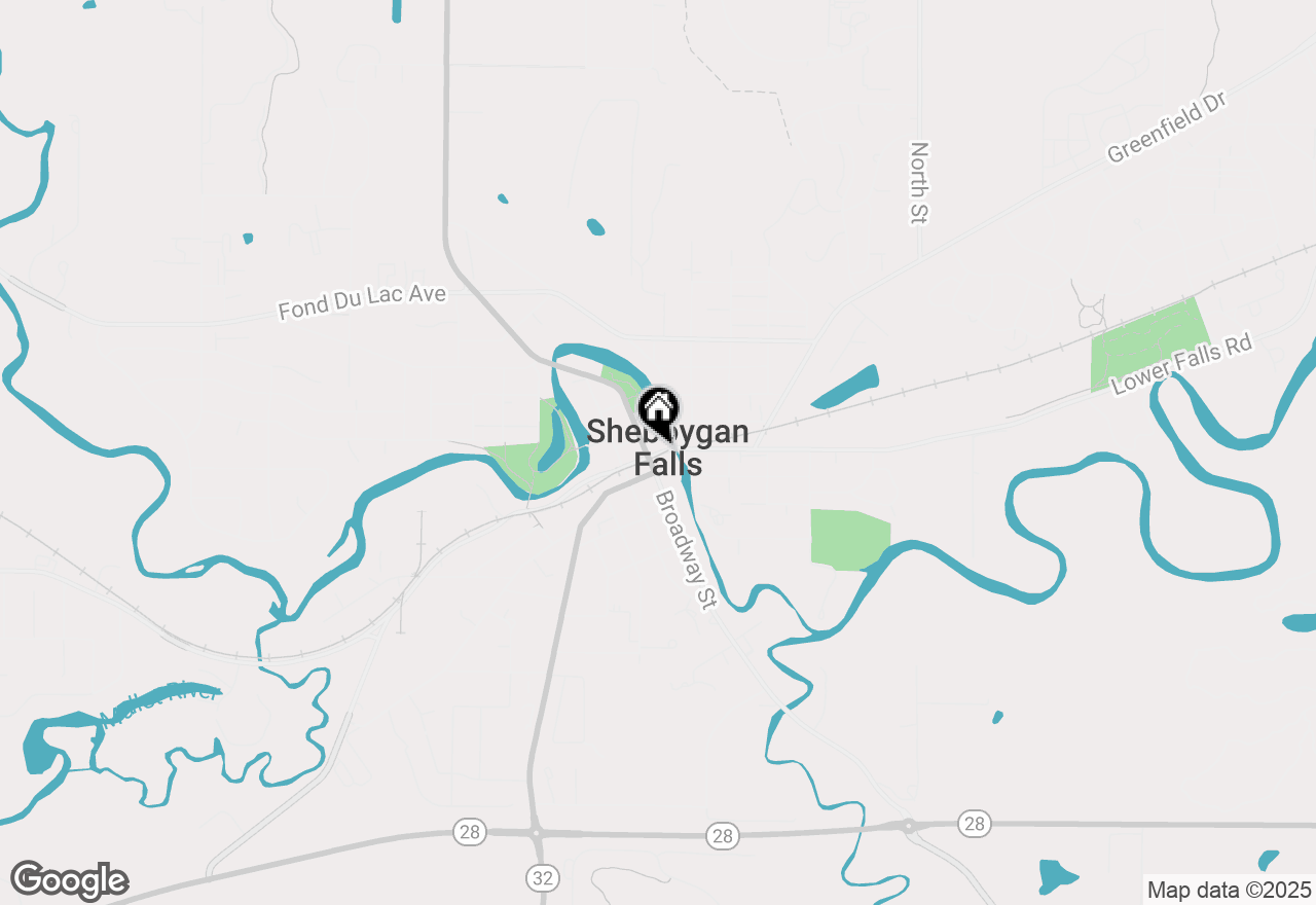 Map of 504 & 506 Broadway  St.  & 641 Monroe St, Sheboygan Falls, WI 53085