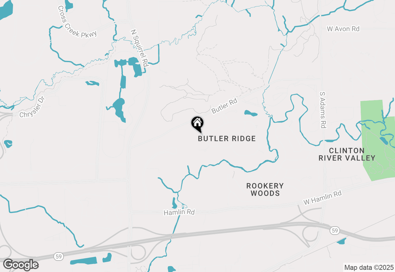 Map of 3906 Thatcher Drive, Rochester Hills, MI 48309