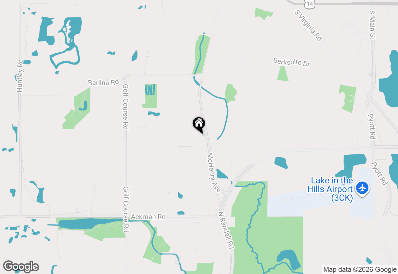 Map of 516 Silver Aspen Circle, Crystal Lake, IL 60014