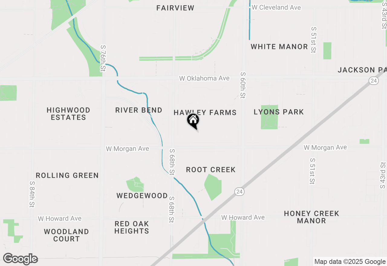 Map of 3416 S 66th St, Milwaukee, WI 53219
