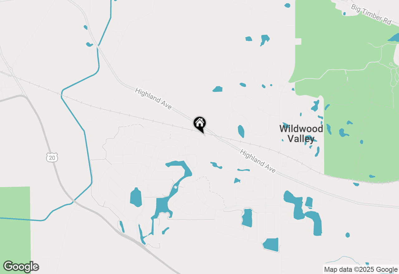 Map of 3634 Reddington Circle, Elgin, IL 60124