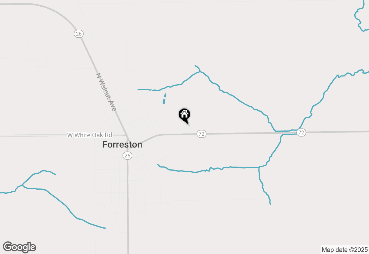 Map of 706 E Hewitt Street, Forreston, IL 61030