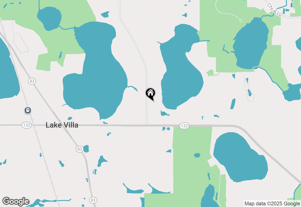 Map of 157 N Crooked Lake Lane, Lindenhurst, IL 60046