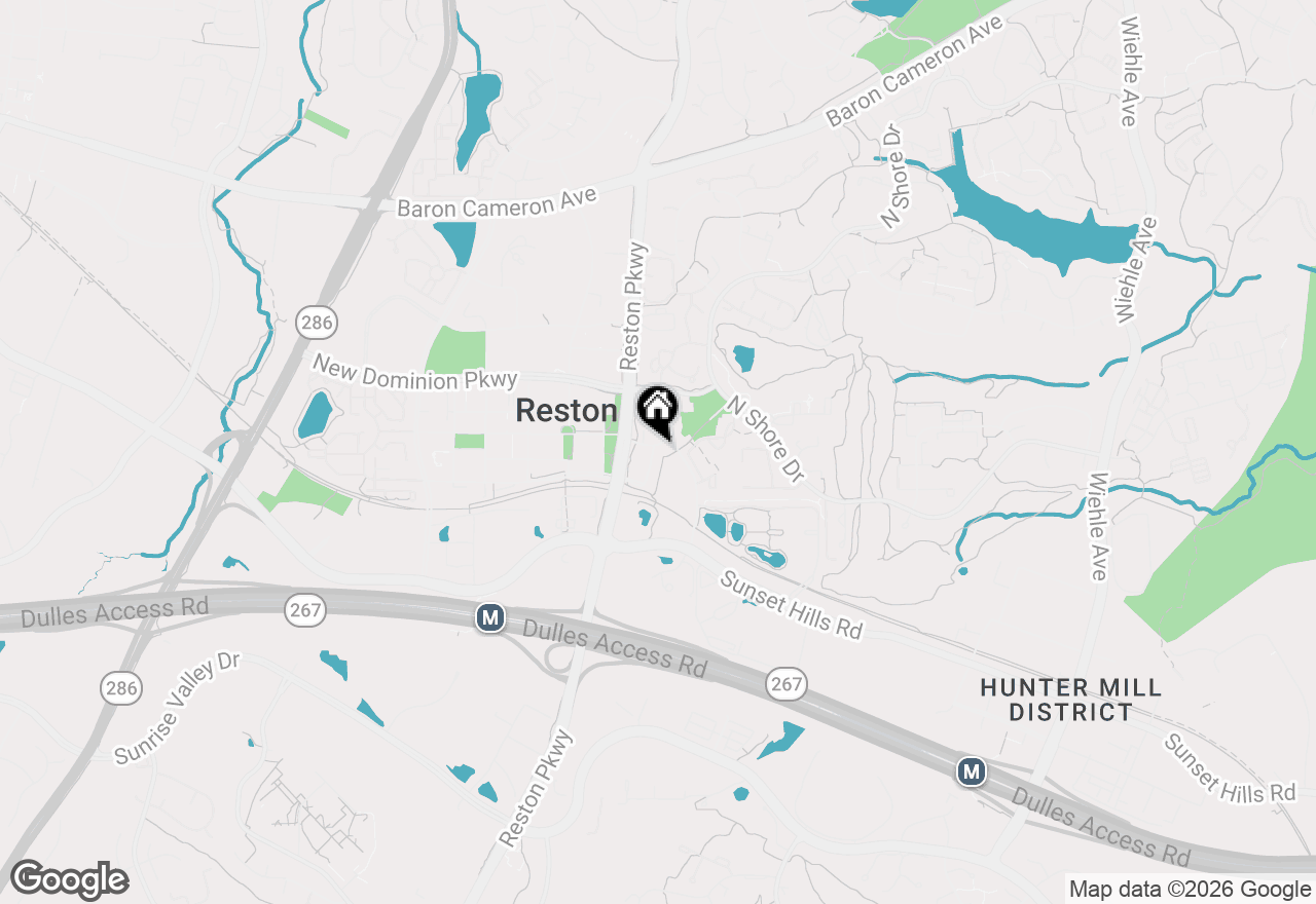 Map of 1851 Stratford Park Place #115, Reston, VA 20190