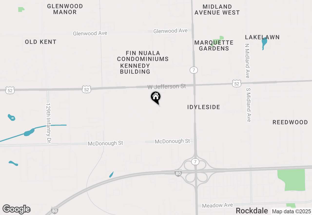 Map of 116 S Hammes Avenue, Joliet, IL 60436