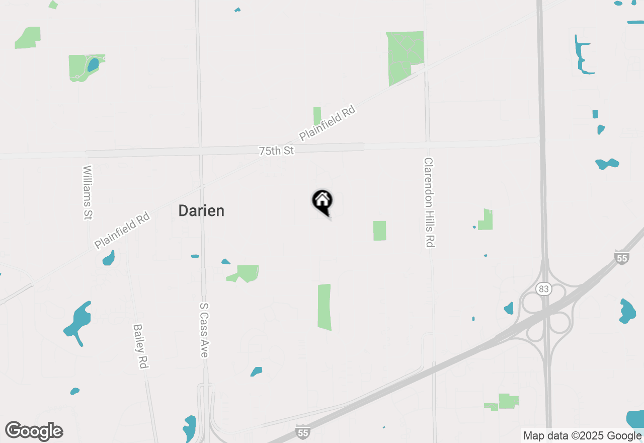 Map of 716 Somerset Lane, Darien, IL 60561