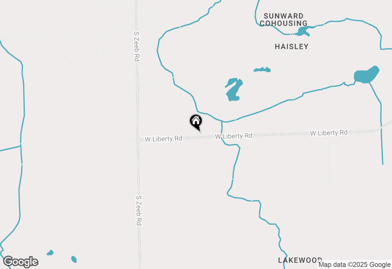 Map of 998 Eagle Avenue, Ann Arbor, MI 48103