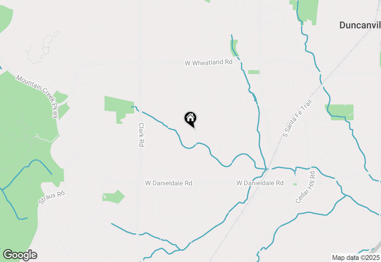 Map of 1115 S Greenstone Lane, Duncanville, TX 75137