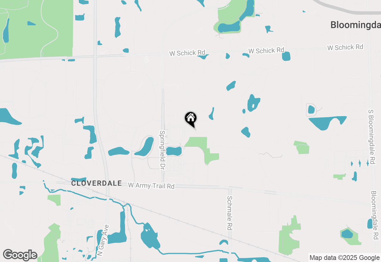 Map of 125 Glengarry Drive #8-301, Bloomingdale, IL 60108