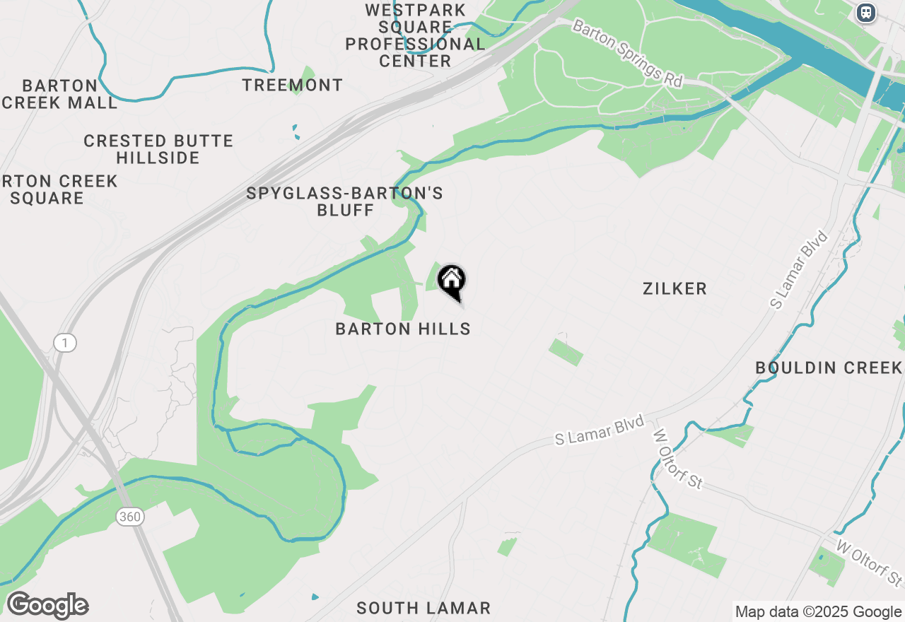Map of 2502 Barhill Dr, Austin, TX 78704