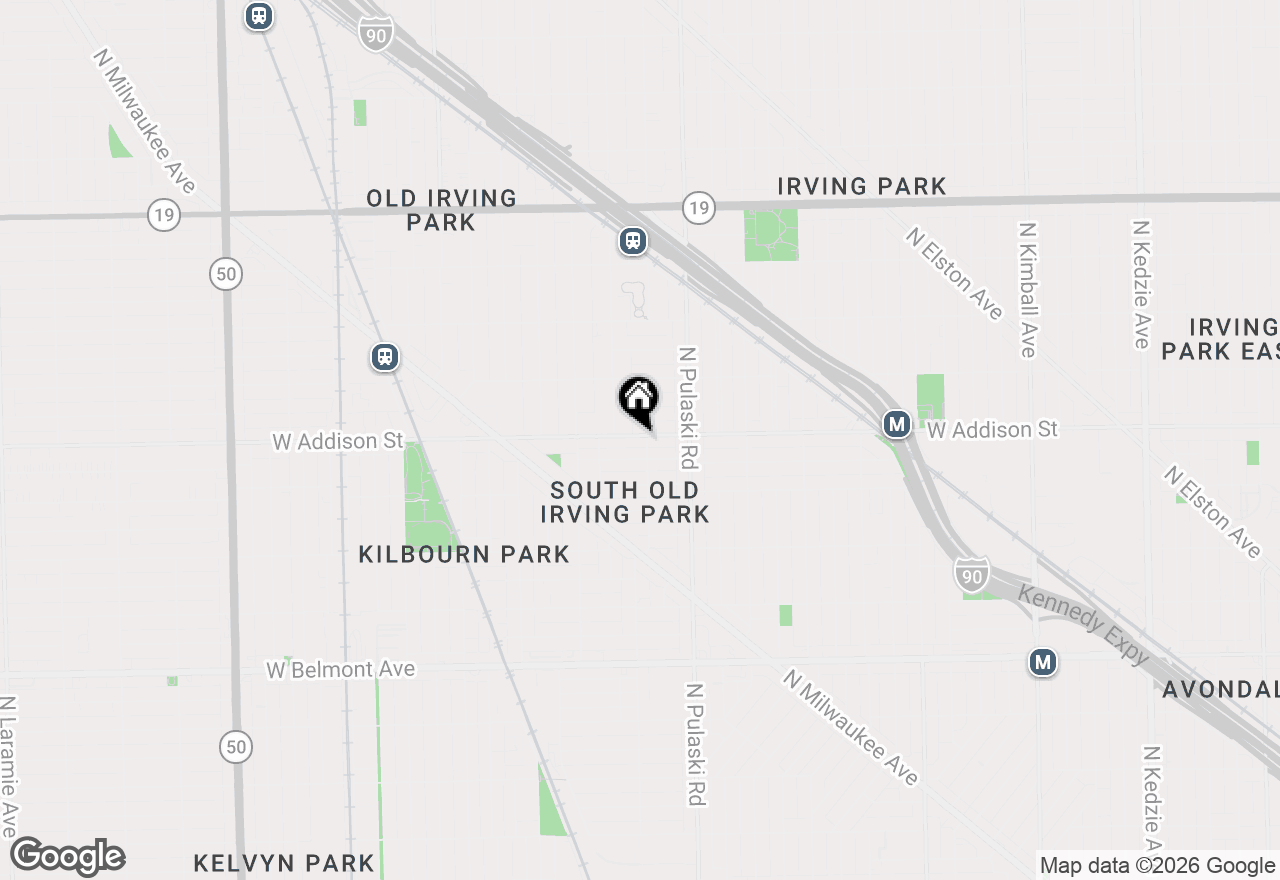 Map of 4107 W Addison Street, Chicago, IL 60641