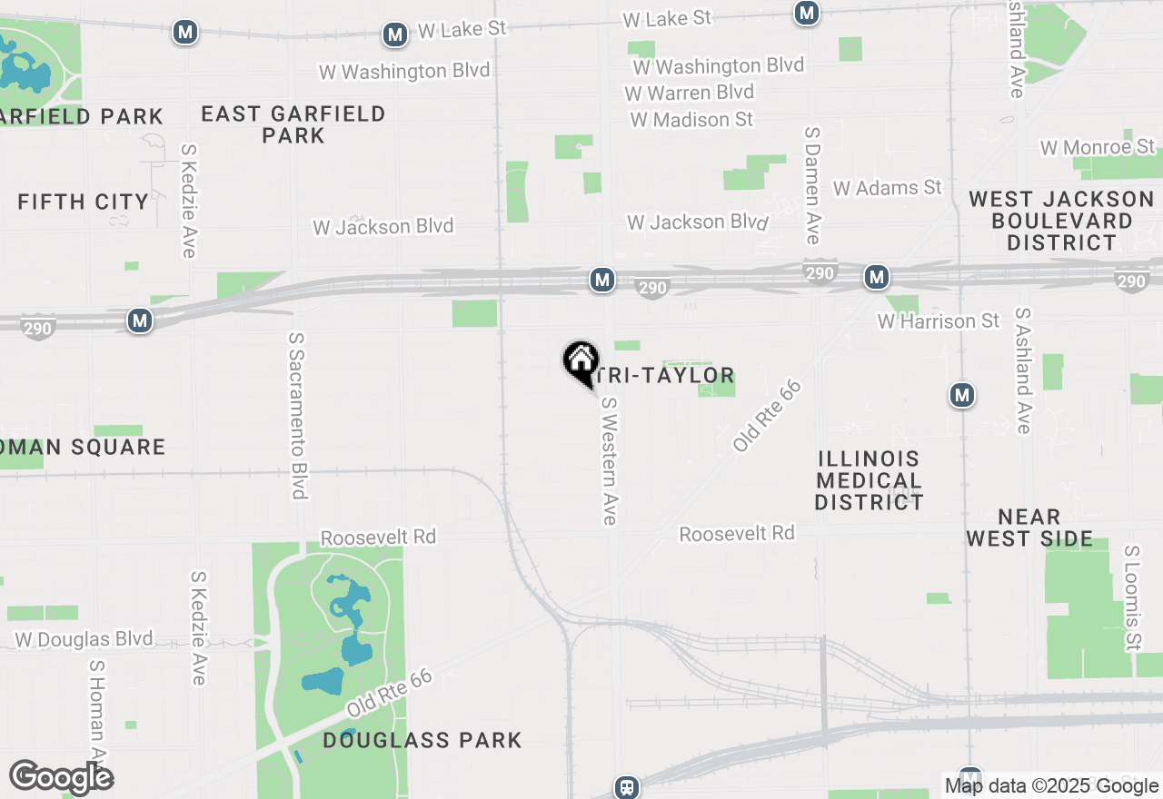 Map of 2432 W Polk Street, Chicago, IL 60612