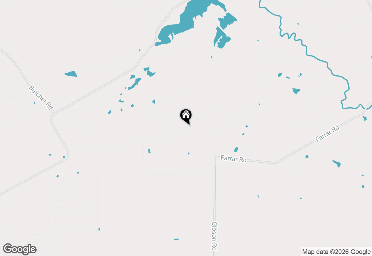 Map of 650 Gibson Road, Waxahachie, TX 75165