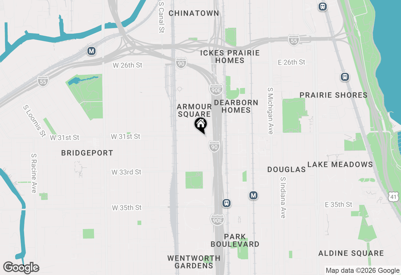 Map of 3106 S Wells Street #1, Chicago, IL 60616