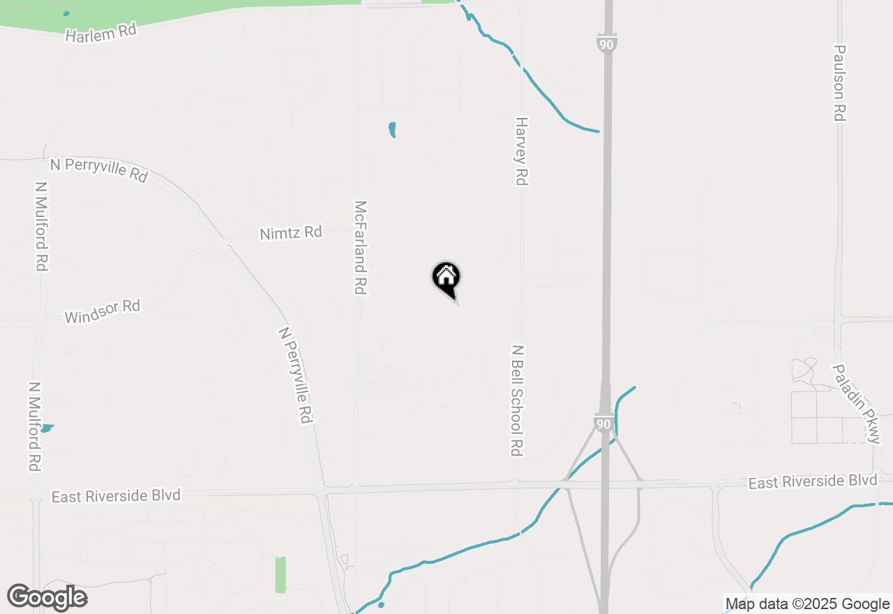 Map of 7253 Chucks Way, Loves Park, IL 61111