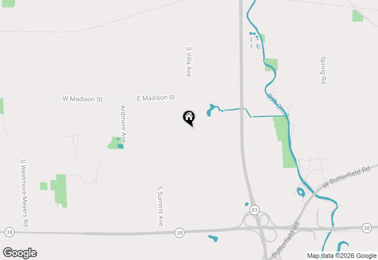 Map of 940 S Villa Avenue, Villa Park, IL 60181