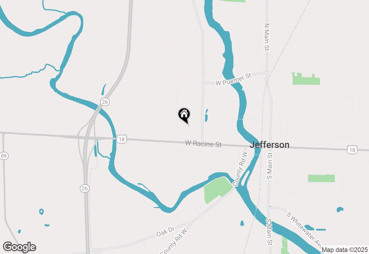 Map of 701 Spangler Ct, Jefferson, WI 53549