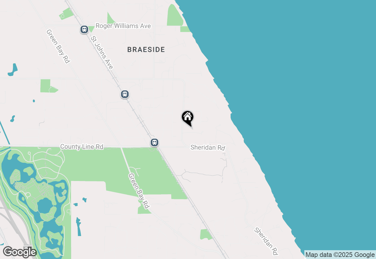 Map of 265 Ivy Lane, Highland Park, IL 60035