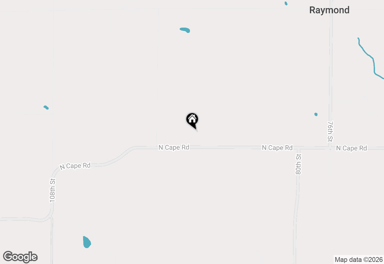 Map of 9210 County Road K, Franksville, WI 53126