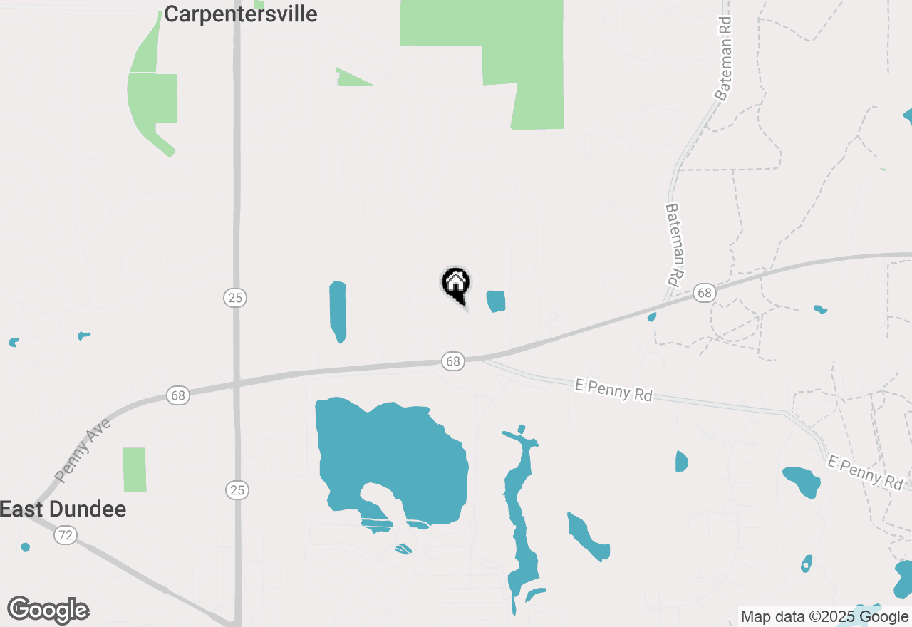 Map of 2049 Berkshire Circle #D, Carpentersville, IL 60110