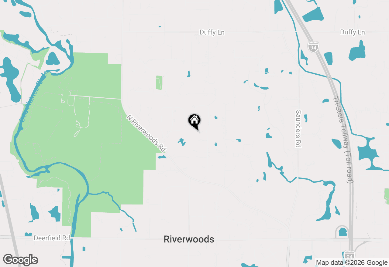 Map of 1360 Kenilwood Lane, Riverwoods, IL 60015